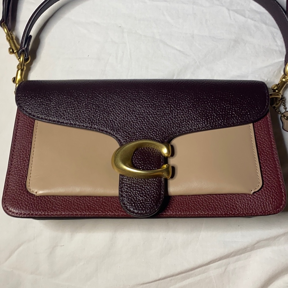 colorblock tabby coach mini bag